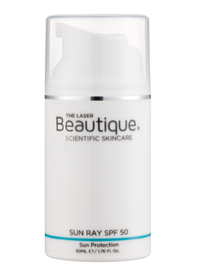 The Laser Beautique Scientific Skincare Post Treatment Kit Sun Ray SPF 50