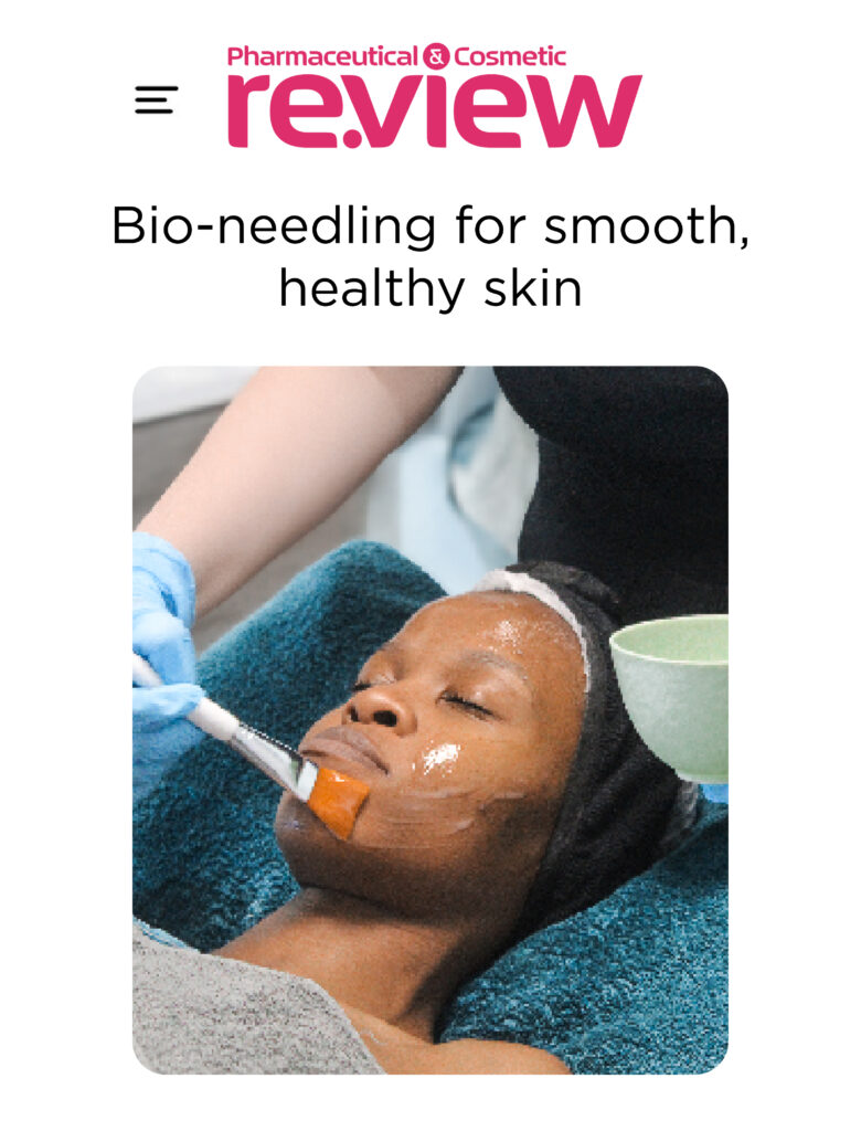 Pharmaceutical & Cosmetic Review article about Bioneedling for March 2025